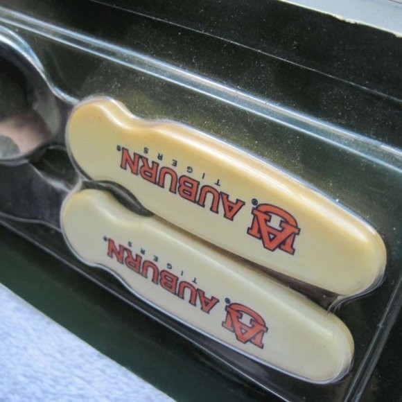 2 Sets Alabama Auburn Tigers Toddler Fork & Spoon Official Collegiate Baby Ware - Picture 10 of 10